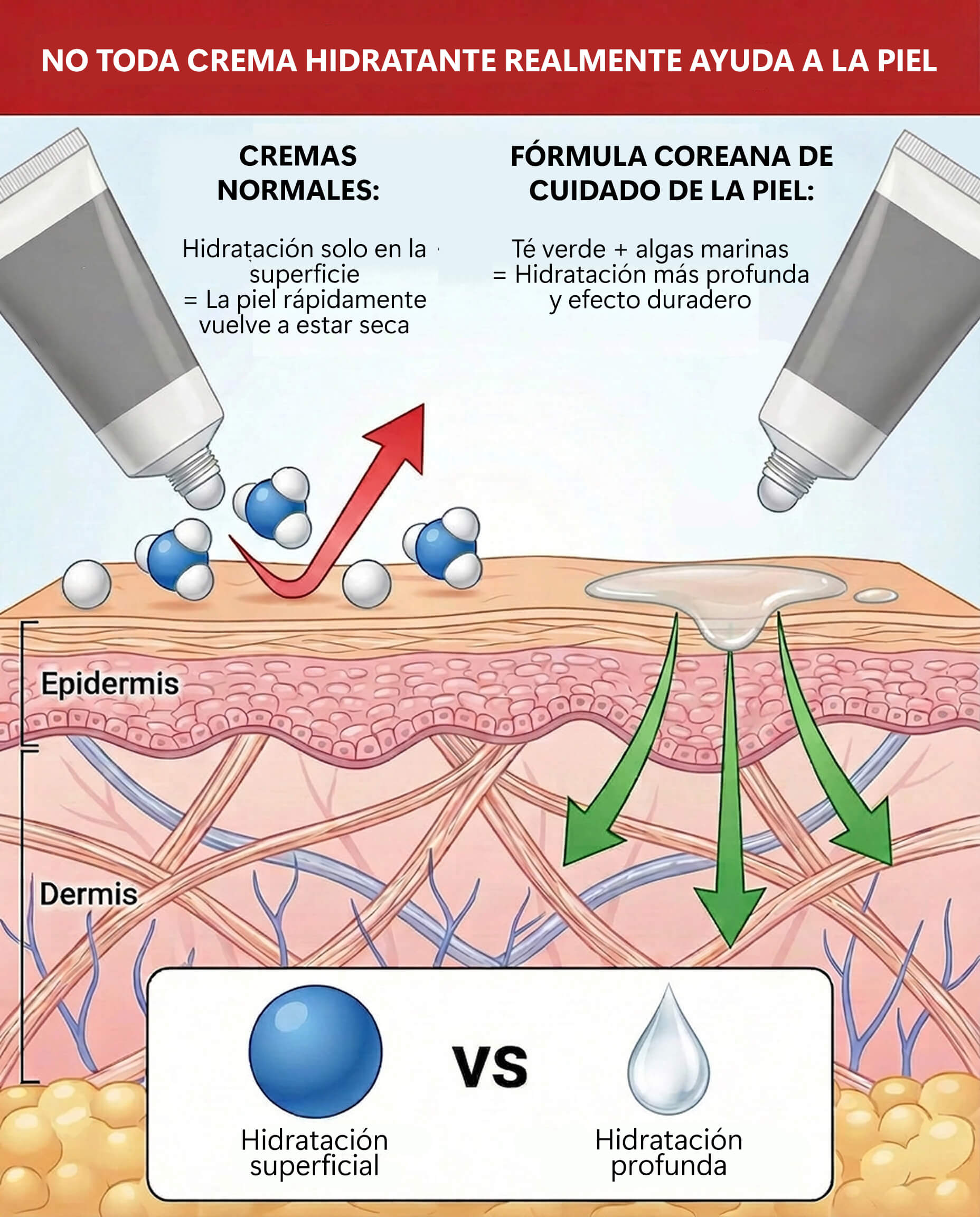 Comparación científica: Colágeno occidental de alto peso molecular vs colágeno coreano de bajo peso molecular